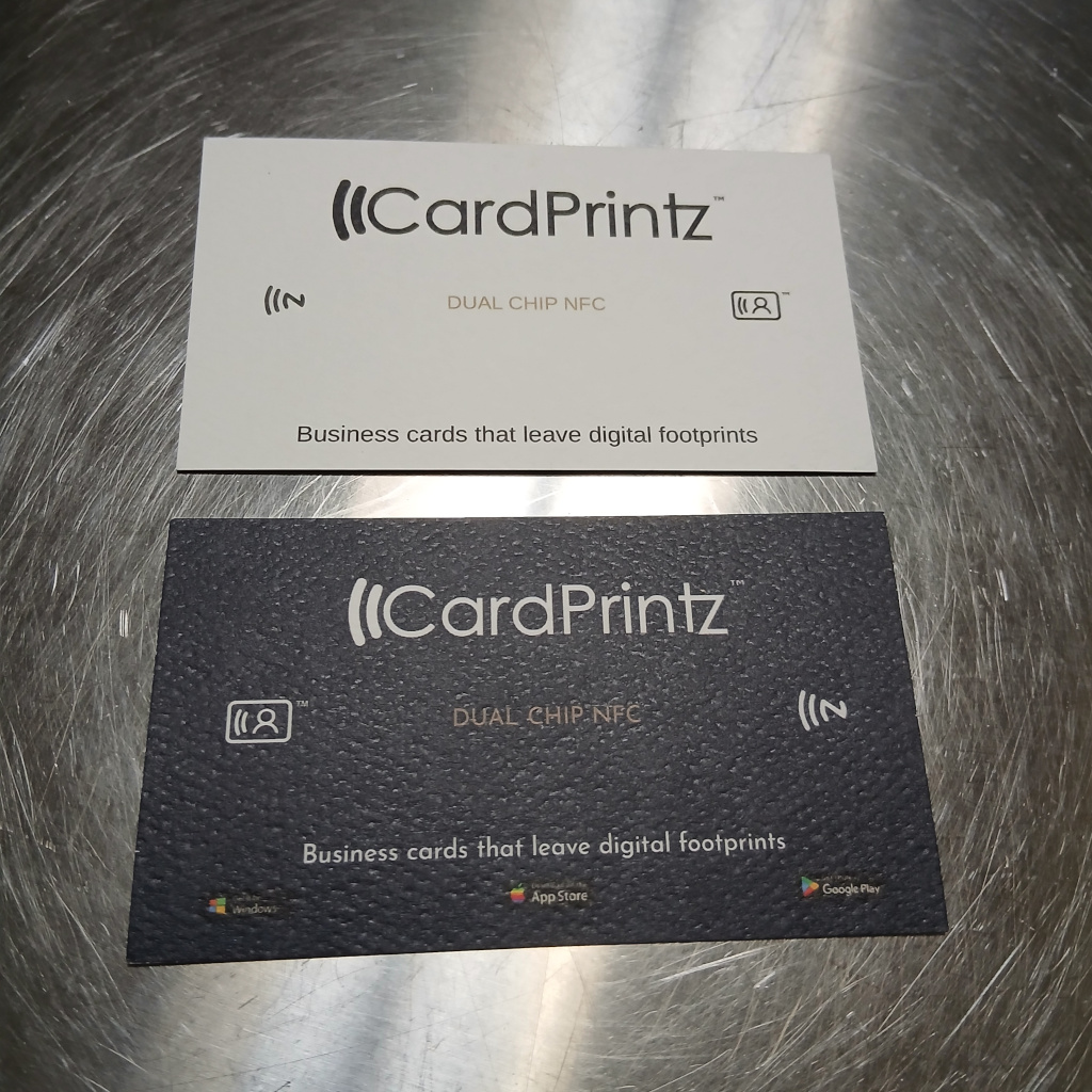 The Modern Marketing Arsenal: Dual NFC Chipped Business Cards